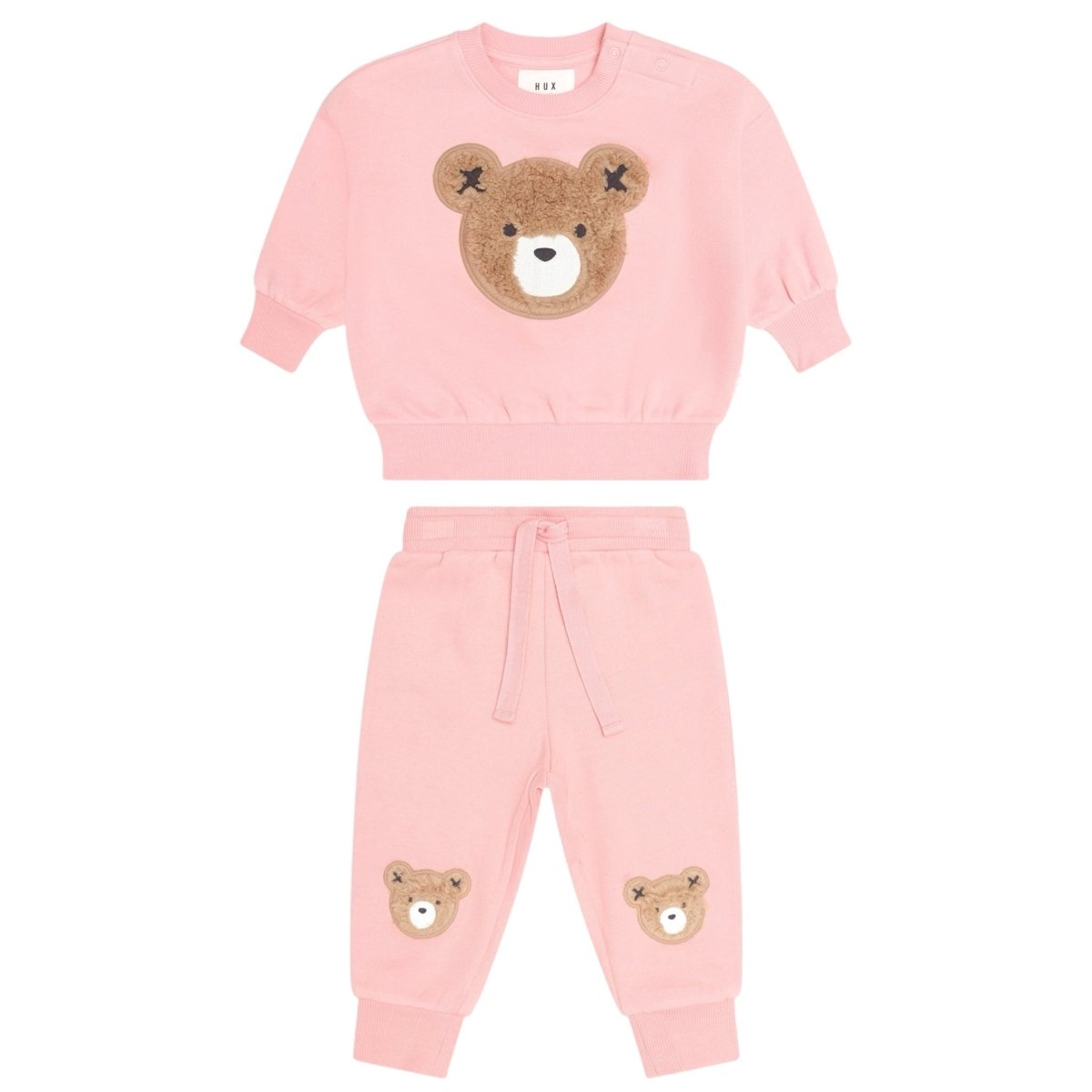 FURRY HUXBEAR SWEATSHIRT AND SWEATPANTS SET (PREORDER) - HUXBABY