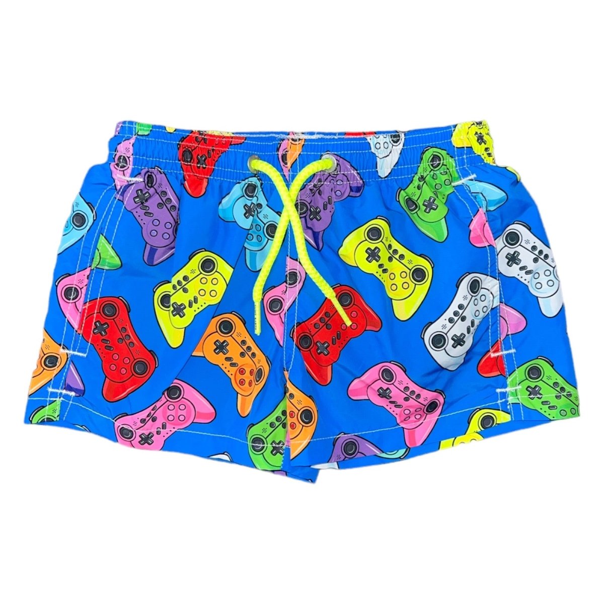 GAME CONTROL SWIM TRUNKS by MC2 SAINT BARTH KIDS | Kids Fashion