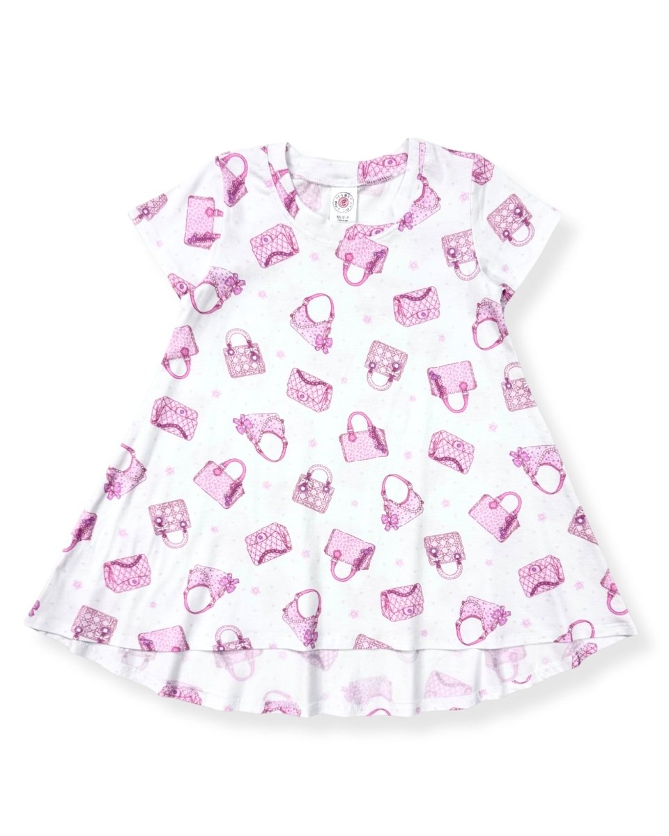 GIRL BOSS PURSES SHORT SLEEVE DRESS (PREORDER) - ESME