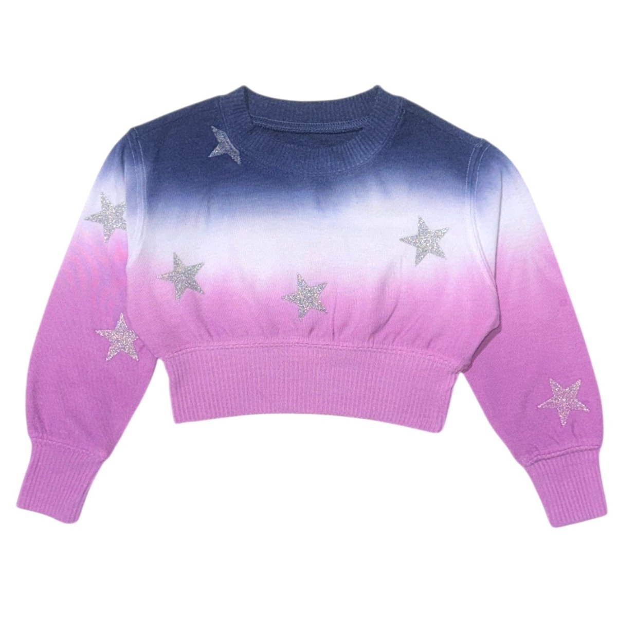 GLITTER STARS OMBRÉ SWEATSHIRT (PREORDER) - CHASER KIDS