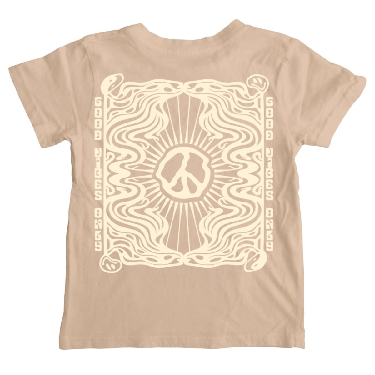 GOOD VIBES PEACE SIGN TSHIRT - TINY WHALES