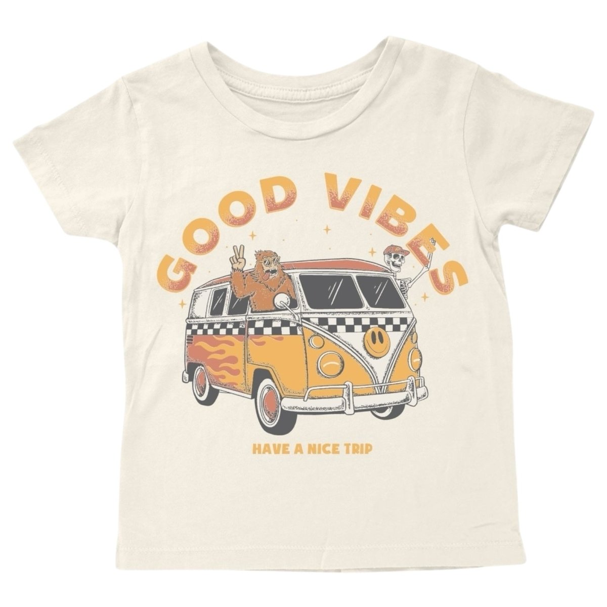 GOOD VIBES VAN TSHIRT - SHORT SLEEVE TOPS