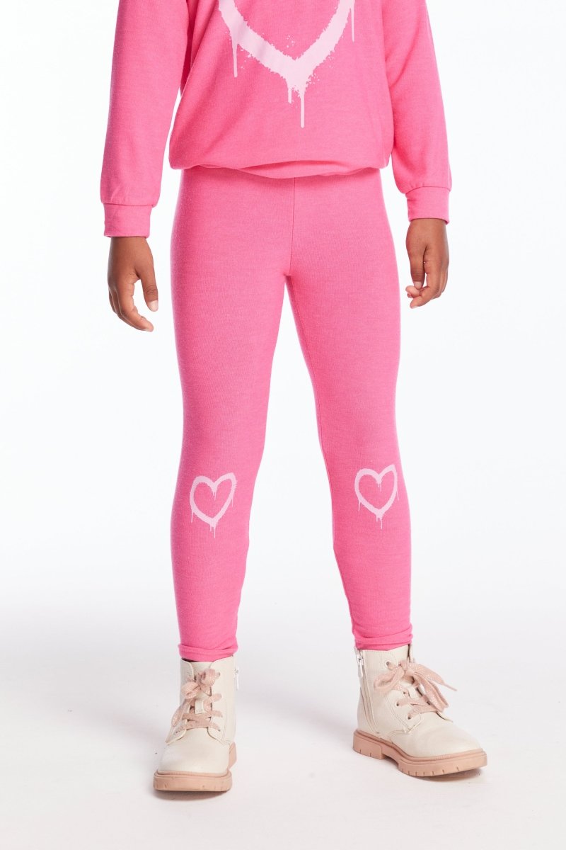 GRAFFITI HEART LEGGINGS - LEGGINGS