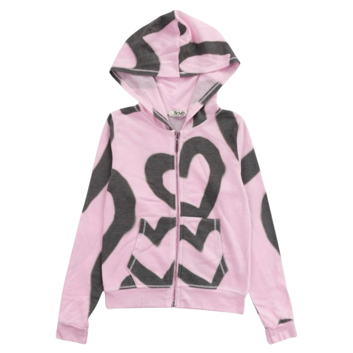 パーカー・フーディ IONSEOUL Grape Heart Damage Hooded Zip-Up JE100 Ship Heavyweight Zip Up Hoodie [Lilac] - KidSuper