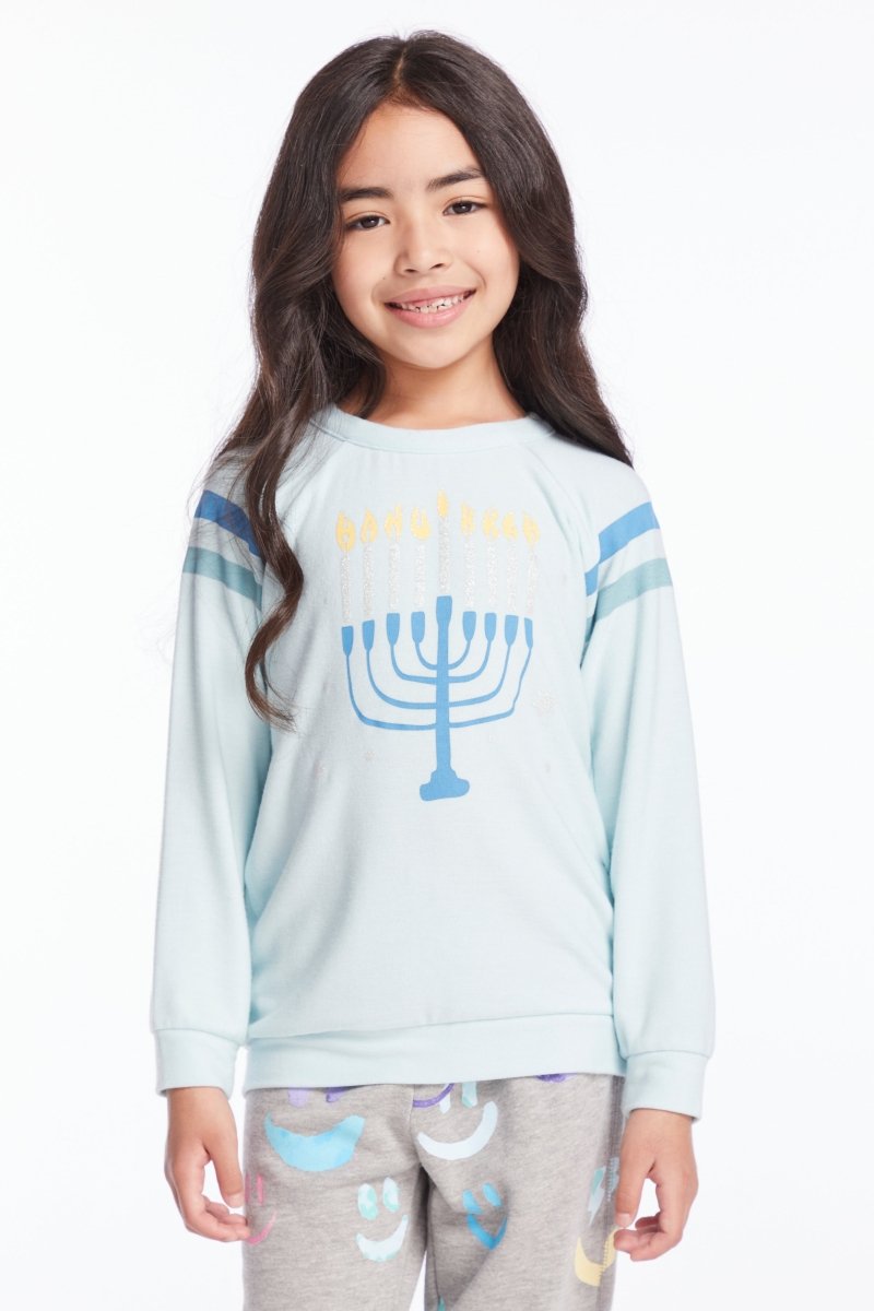 HANUKKAH SWEATSHIRT (PREORDER) - CHASER KIDS