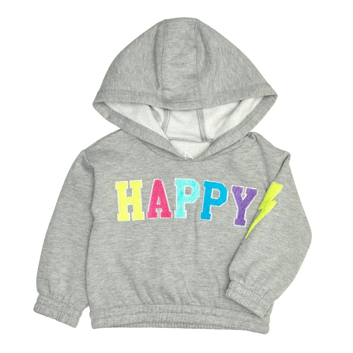 HAPPY PATCHES SMILEY HOODIE - HOODIES
