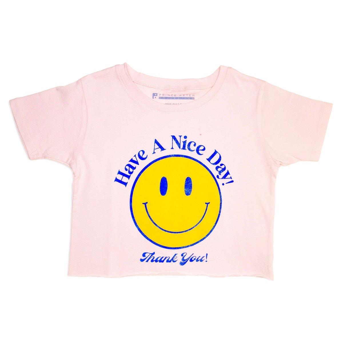 HAVE A NICE DAY CROP TSHIRT - SHORT SLEEVE TOPS