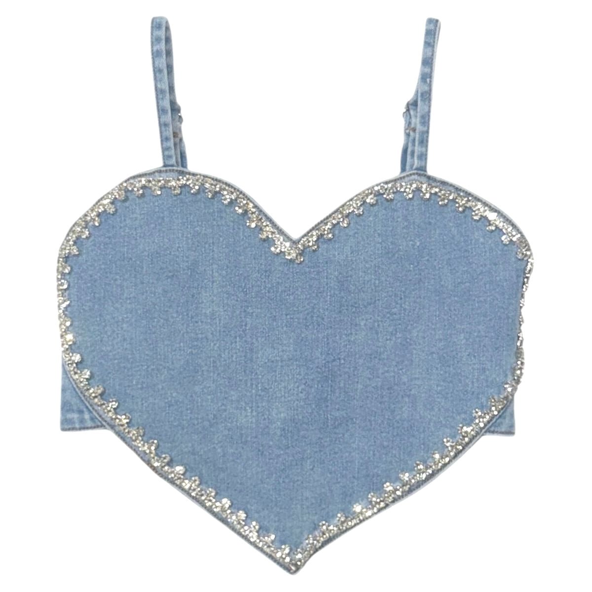 HEART CRYSTAL TOP - MINI DREAMERS - TANK TOPS