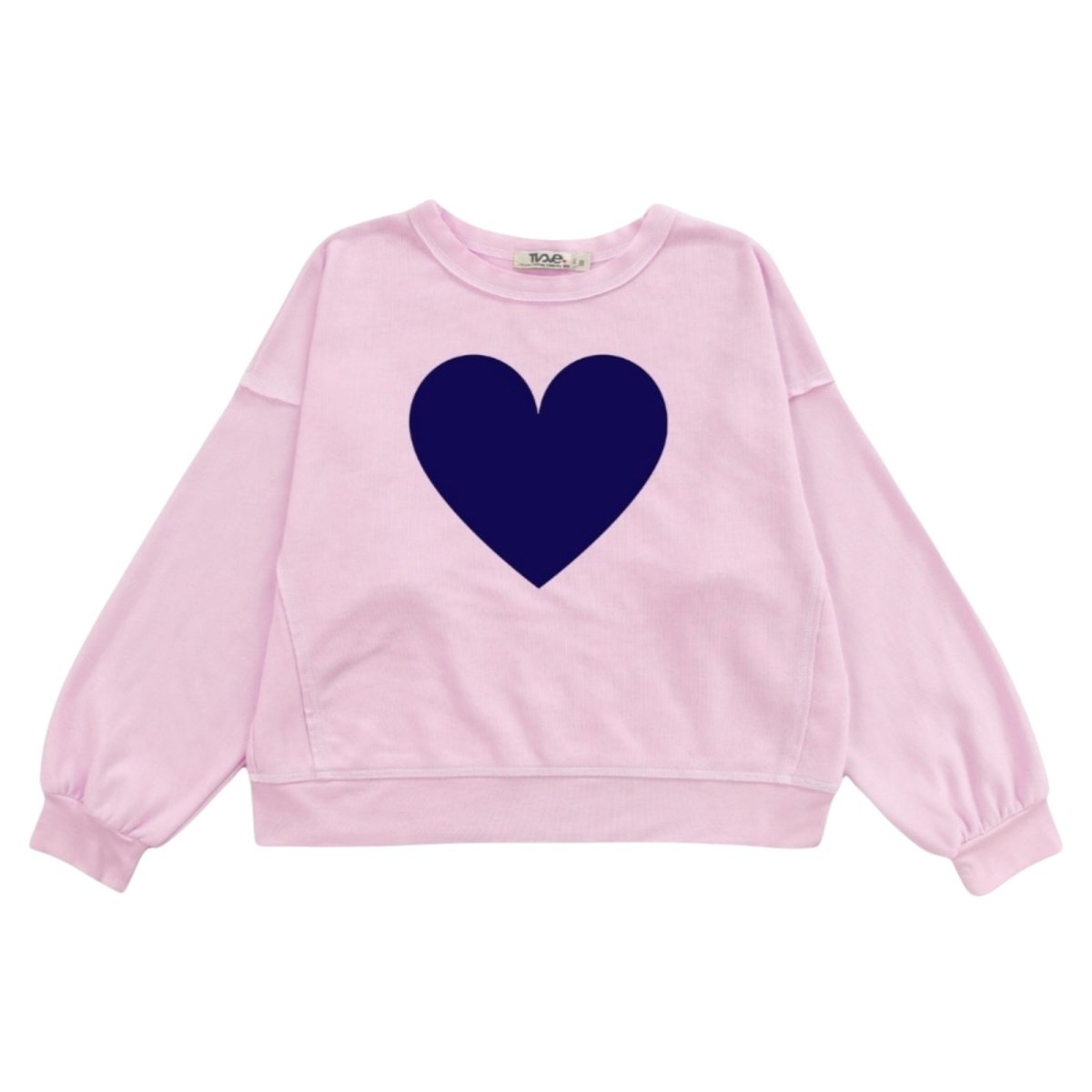 HEART OFF THE SHOULDER SWEATSHIRT - SWEATERS