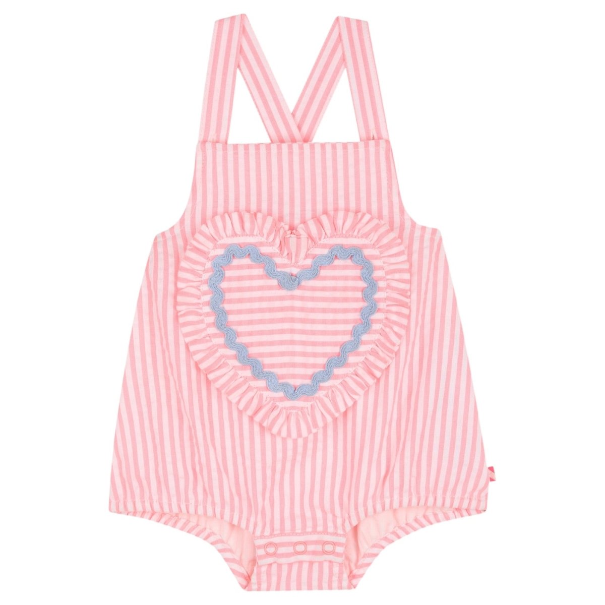 HEART OVERALL ROMPER - BILLIEBLUSH