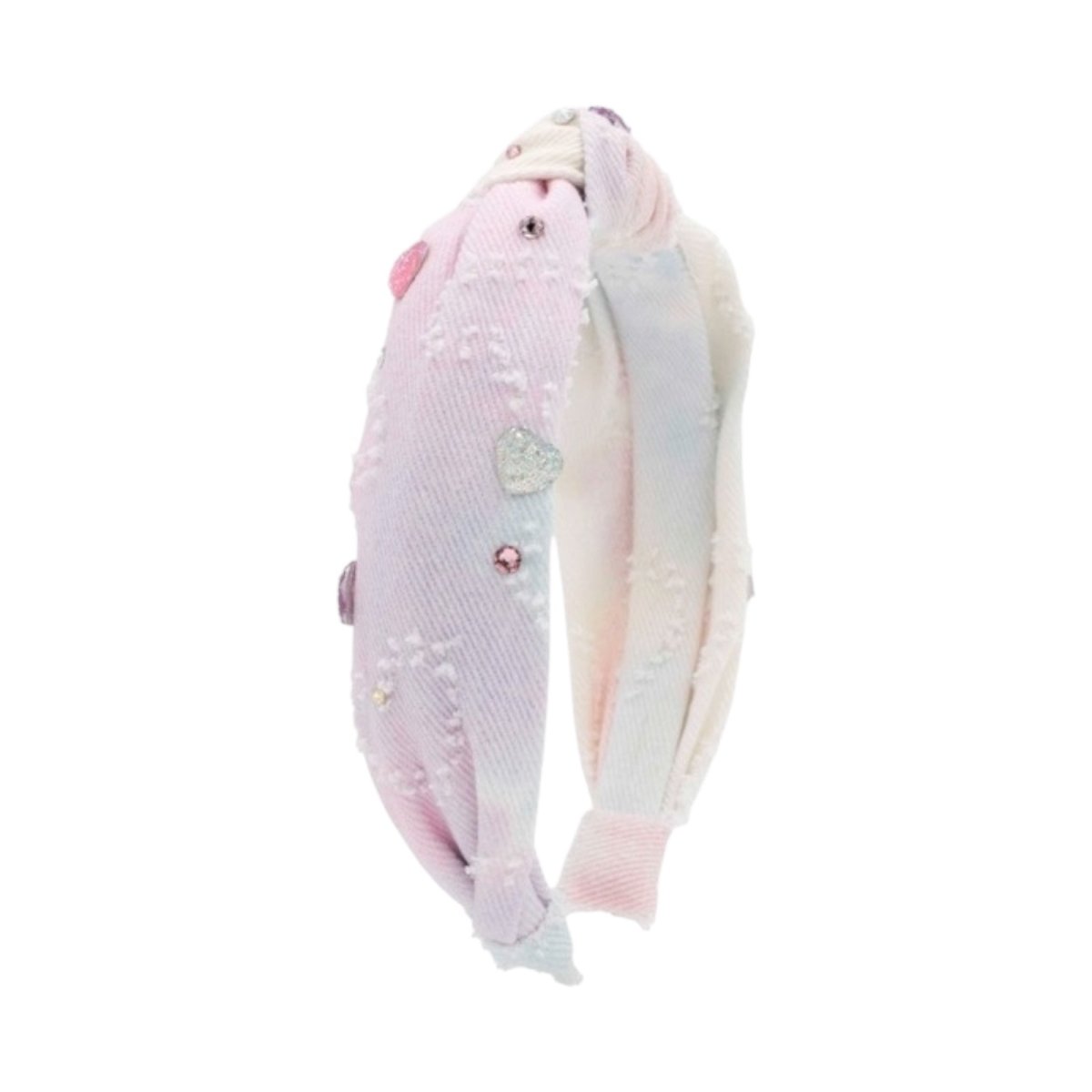 HEART STONE DENIM HEADBAND (PREORDER) - BARI LYNN