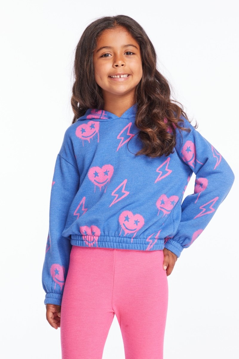 HEARTS & BOLT HOODIE - HOODIES