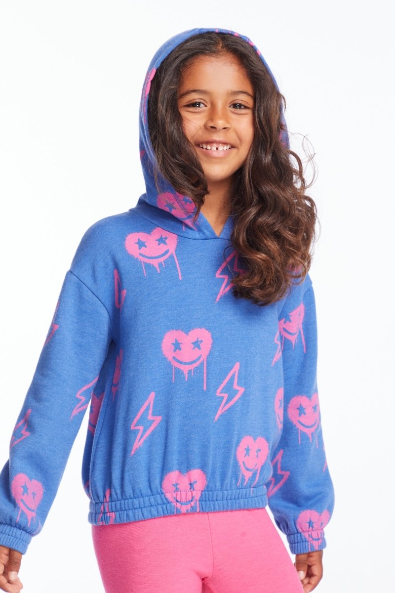 HEARTS & BOLT HOODIE - HOODIES