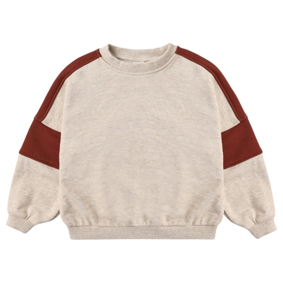 HEATHERED ASH RYLAN SWEATSHIRT - RYLEE + CRU
