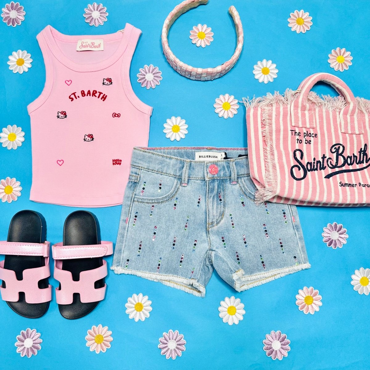 HELLO KITTY TANK TOP - MC2 SAINT BARTH KIDS