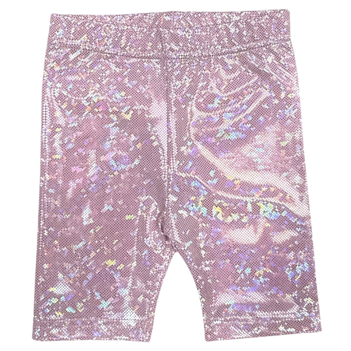 HOLOGRAPHIC BIKER SHORTS - SHORTS