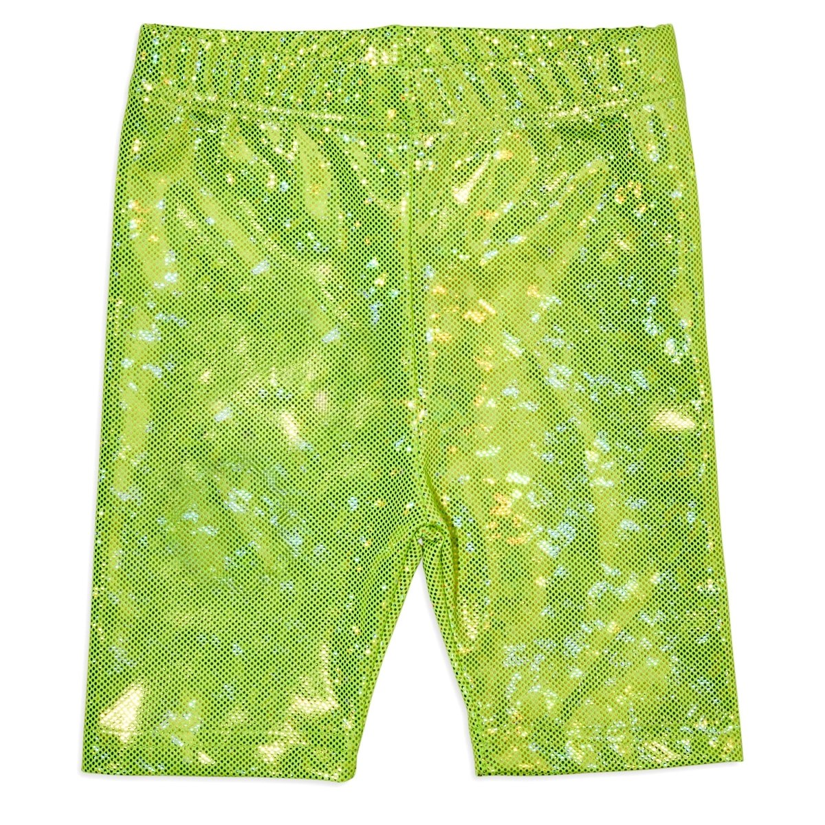 HOLOGRAPHIC BIKER SHORTS - SHORTS