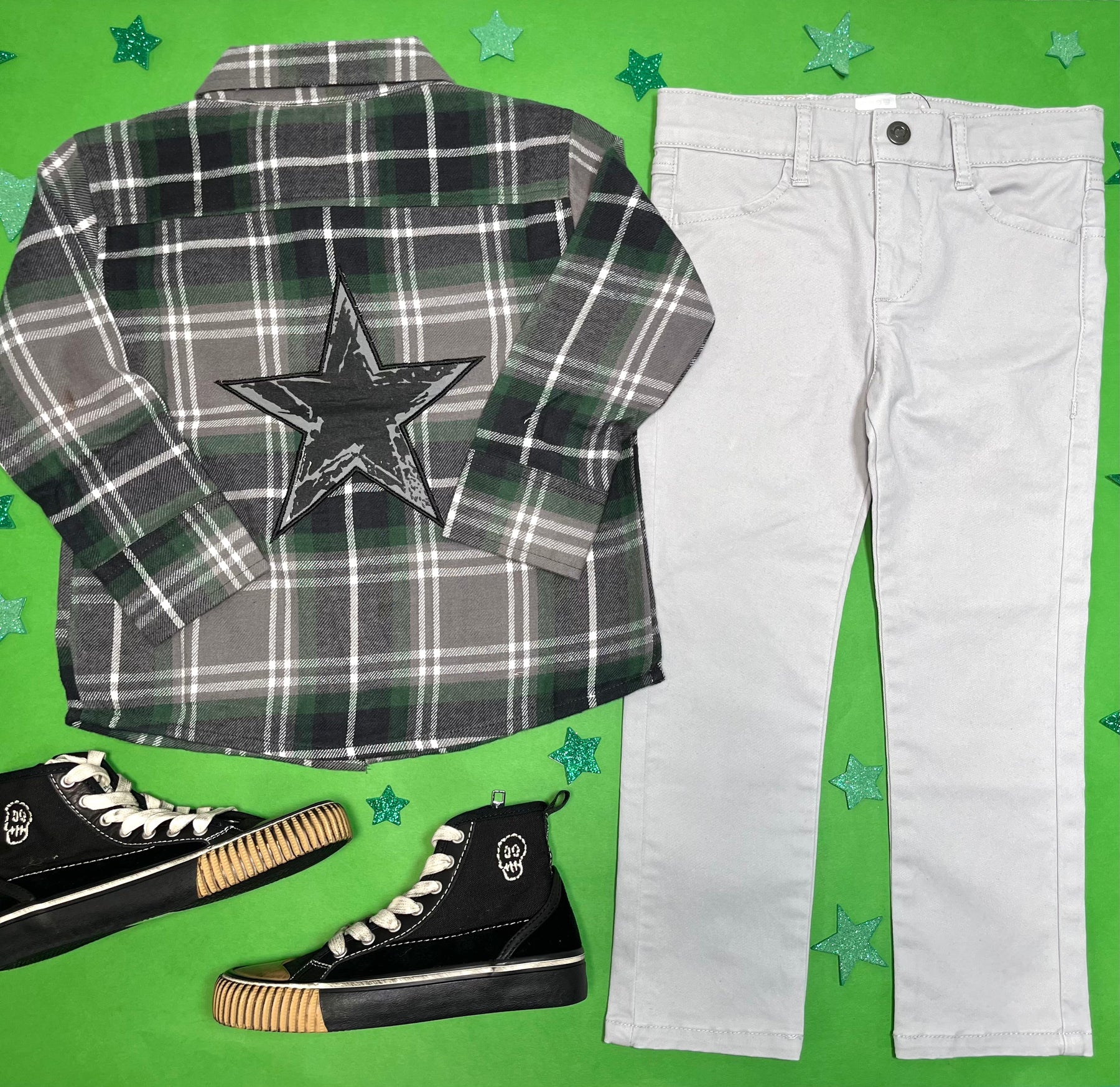 SKINNY TWILL PANTS