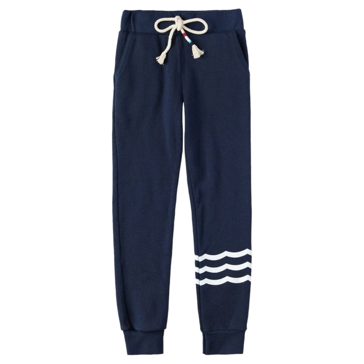 INDIGO WAVES SWEATPANTS - SWEATPANTS