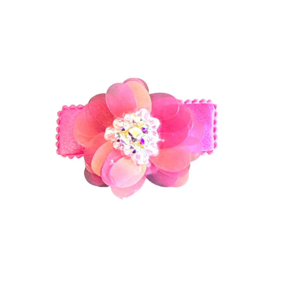 IRIDESCENT SEQUIN FLOWER CLIP - BARI LYNN