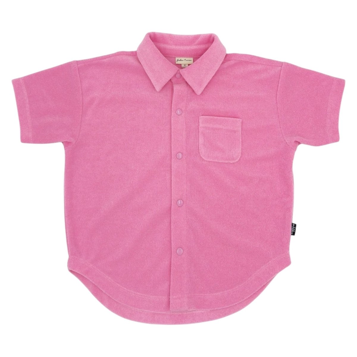 ISLA TERRY BUTTON DOWN TOP - BUTTON DOWNS