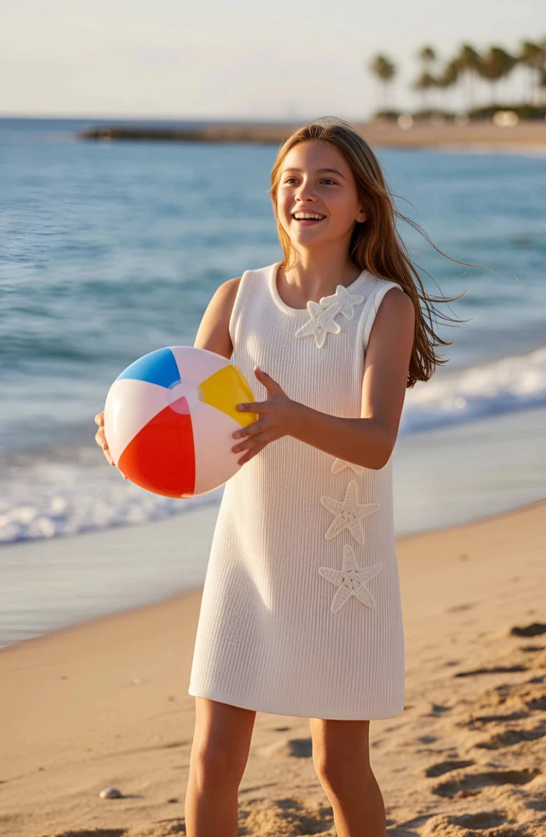 JADA FLORAL CROCHET COVER UP DRESS (PREORDER) - COVER UPS