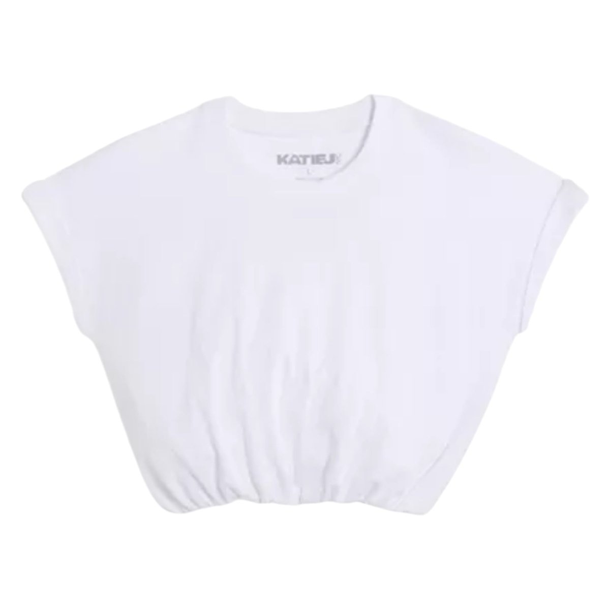 JOJO BUBBLE CROP TOP - SHORT SLEEVE TOPS