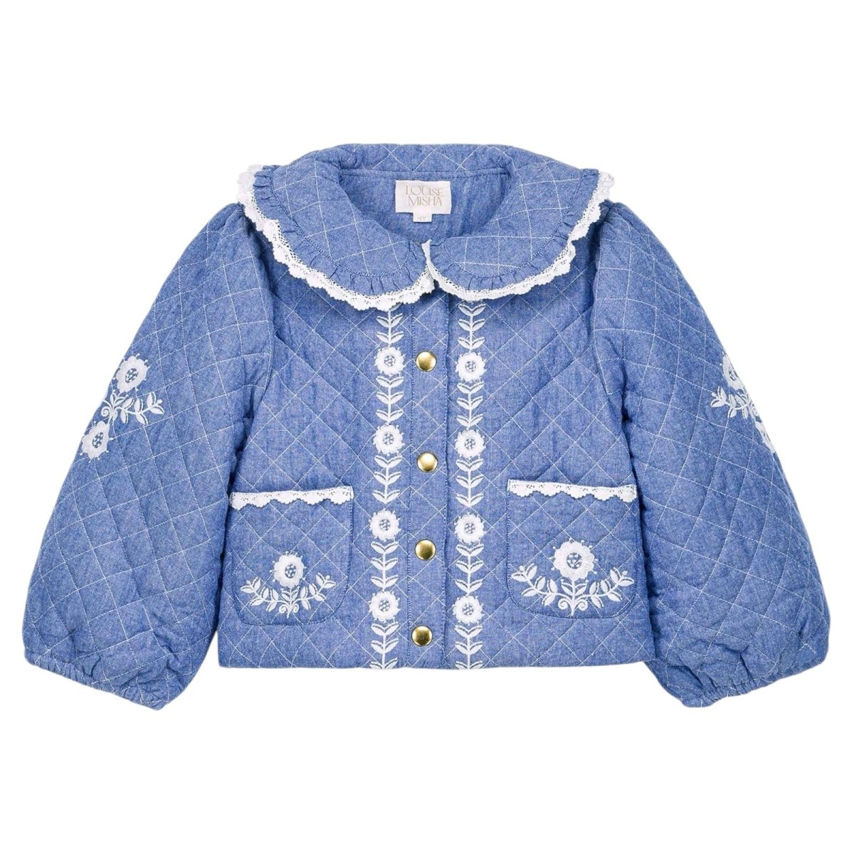 JOULIANA CHAMBRAY COAT by LOUISE MISHA KIDS | Kids Fashion | Mini