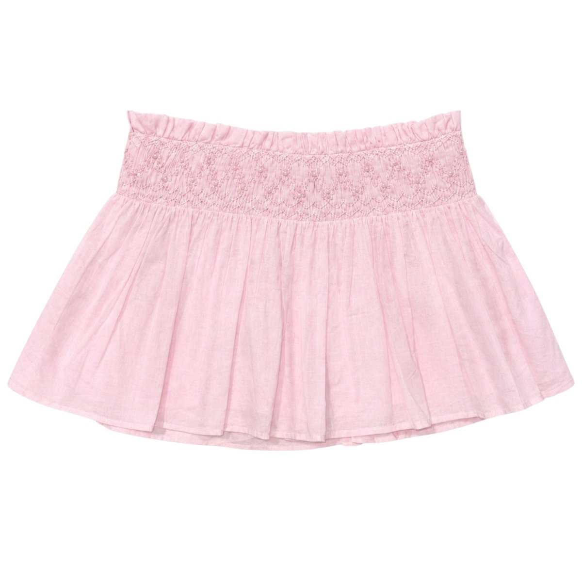 JUNE SKIRT W/ PEARL TRIM - KATIE J NYC