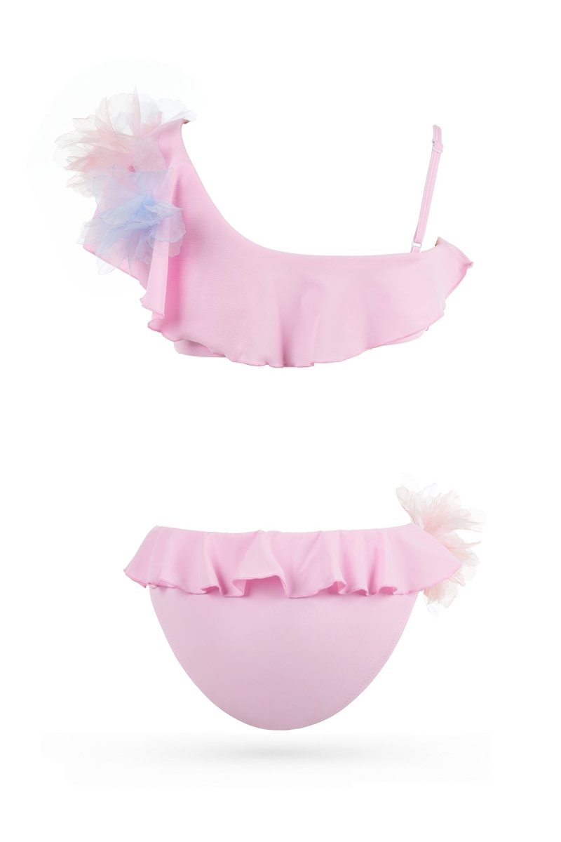 JUNIA TULLE ONE SIDED TWO PIECE BIKINI (PREORDER) - NESSI BYRD