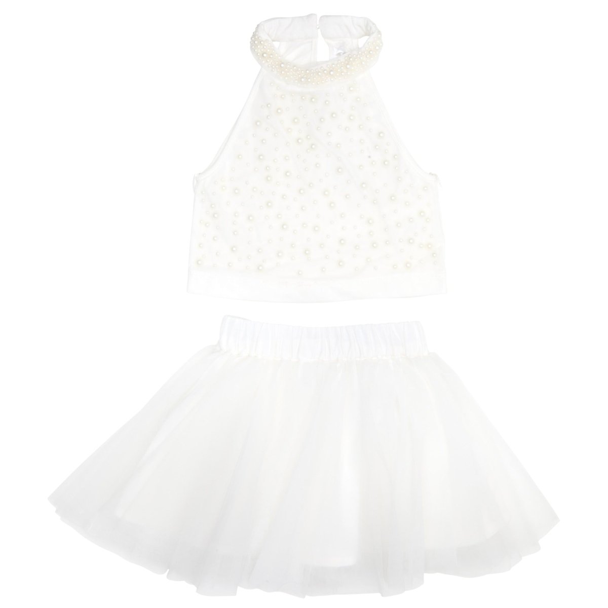 KENNA PEARL TOP AND TUTU SKIRT SET - SET
