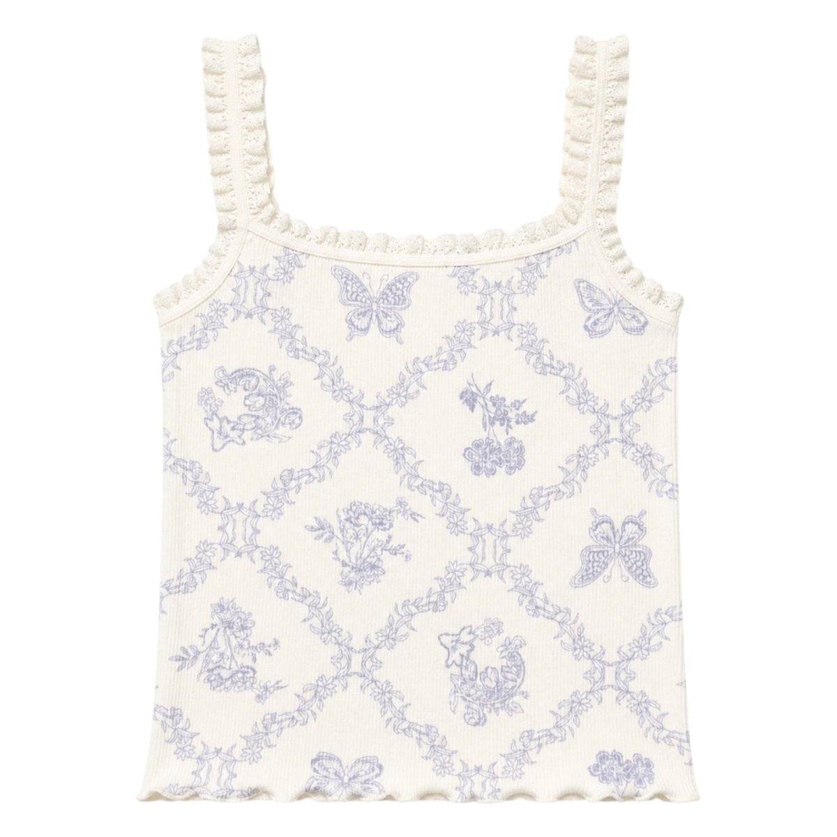 LAVENDER GARDEN SUSAN TANK TOP - KATIE J NYC
