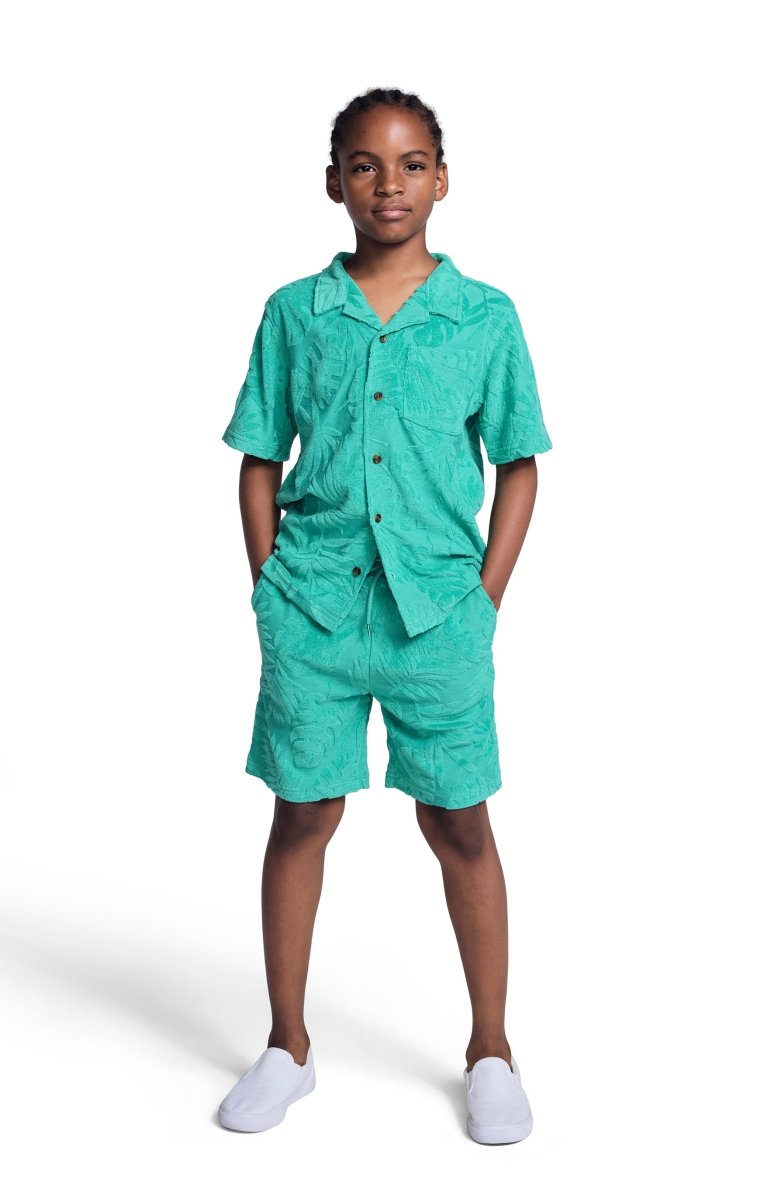 LEAVES TERRY SHORTS (PREORDER) - APPAMAN