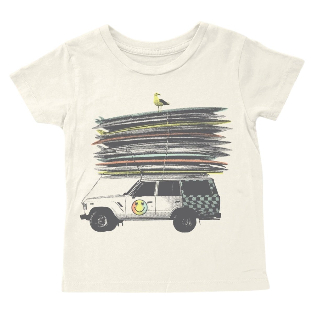 LETS GO SURF TSHIRT - TINY WHALES