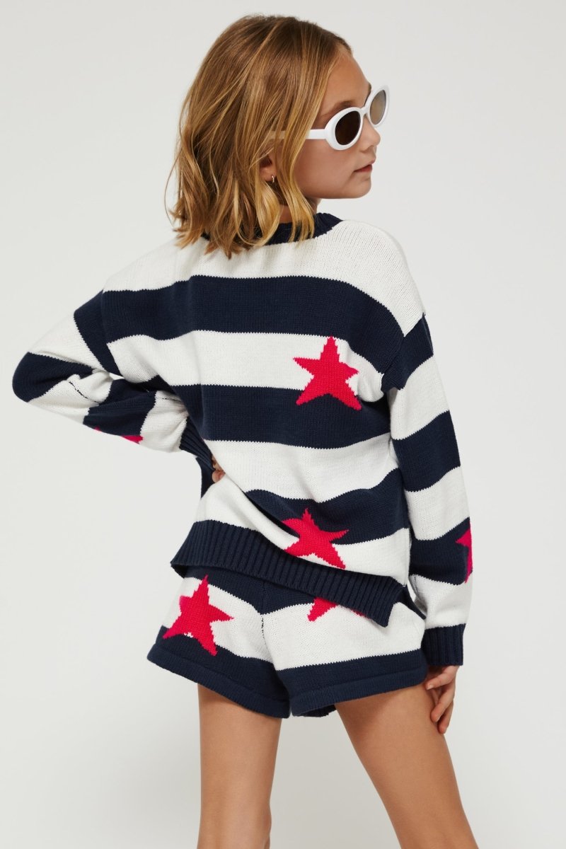 LIBERTY STARS LITTLE BALBOA SHORTS - SHORTS