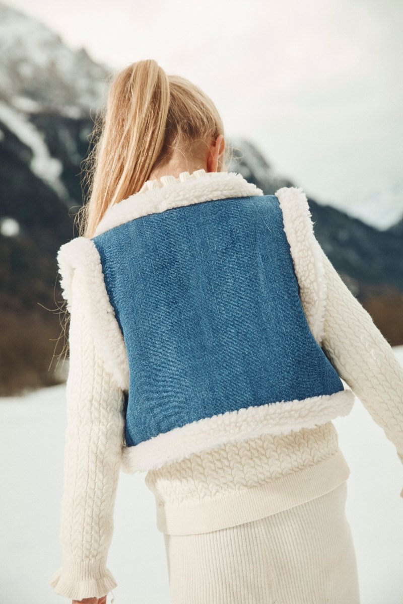 LIBRANA REVERSIBLE STONE VEST - VESTS