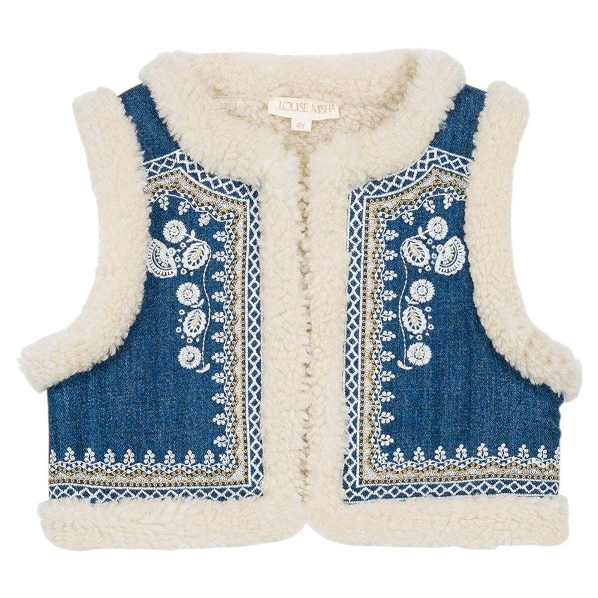 LIBRANA REVERSIBLE STONE VEST by LOUISE MISHA KIDS | Kids Fashion