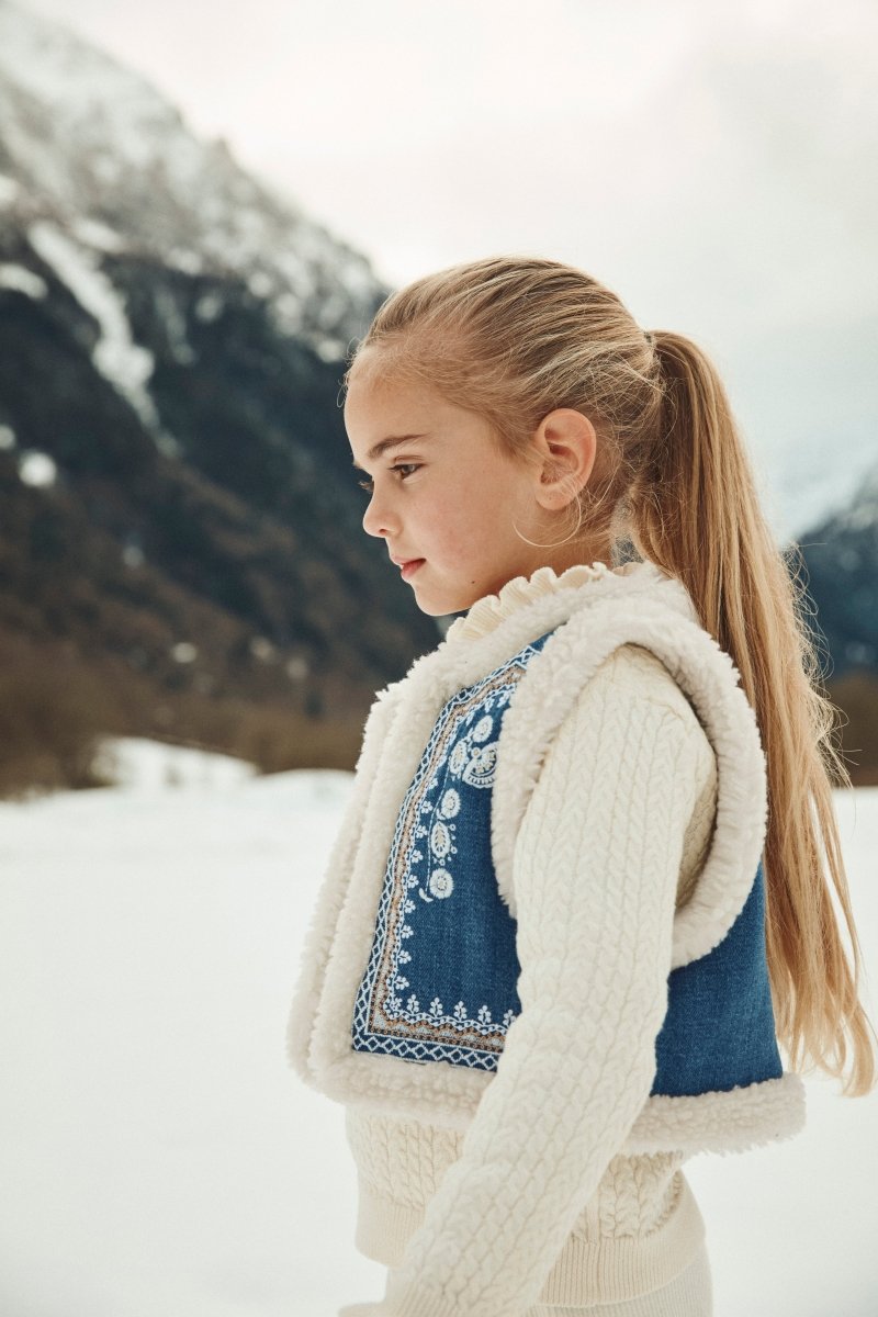 LIBRANA REVERSIBLE STONE VEST - VESTS