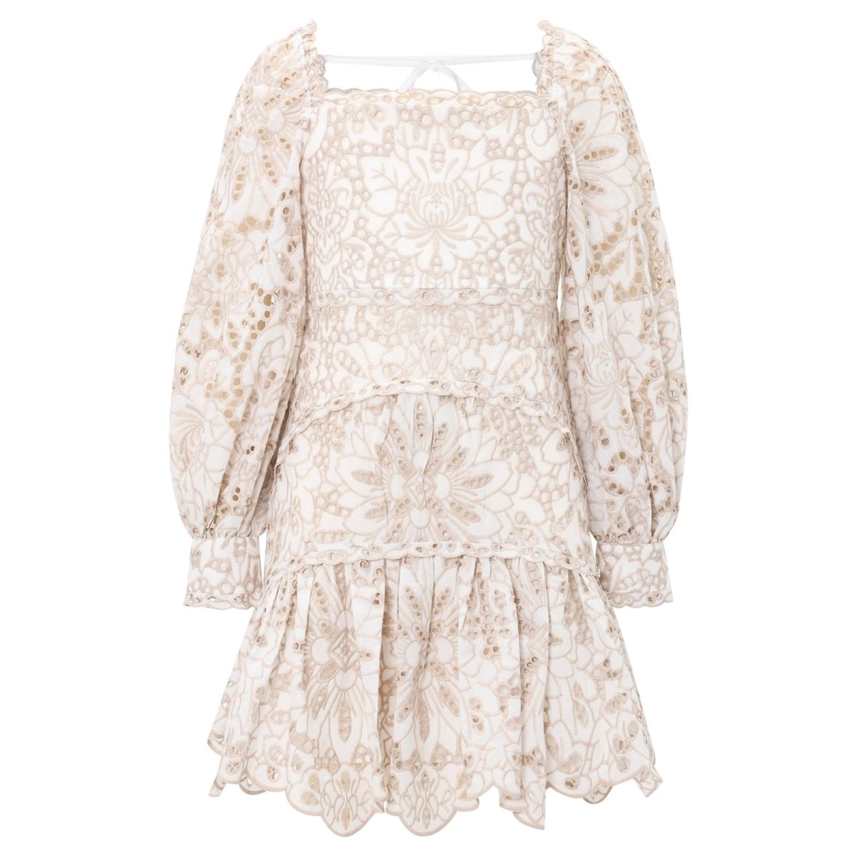 LILY EMBROIDERED DRESS - DRESSES