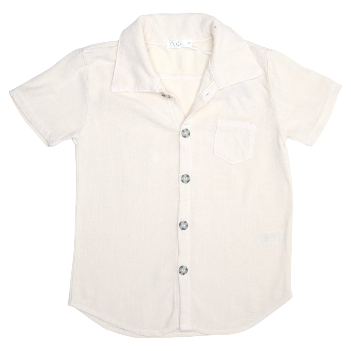 LINEN BUTTON DOWN TOP - BUTTON DOWNS