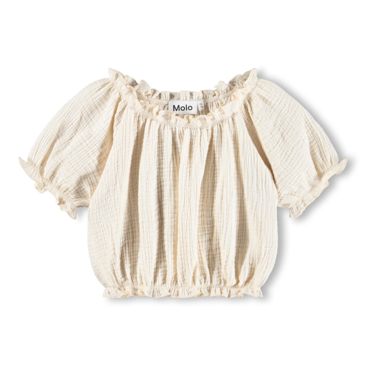 LINEN RAFAELA SCRUNCHED TOP (Copy) - MOLO