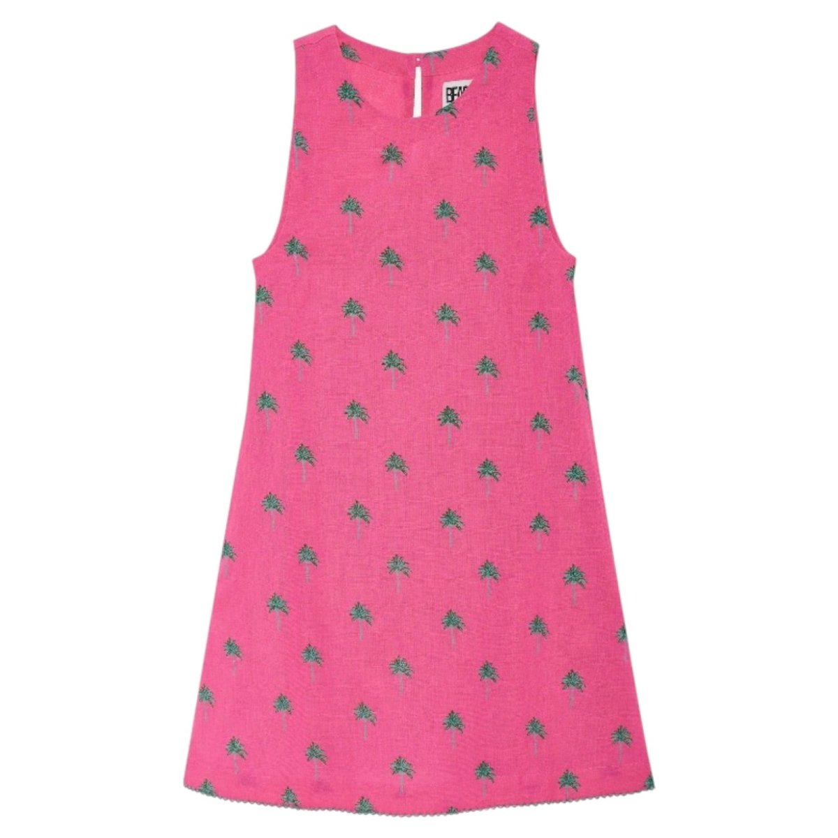 LITTLE CAPRINA FLAMINGO FRONDS PALM TREE DRESS - BEACH RIOT KIDS