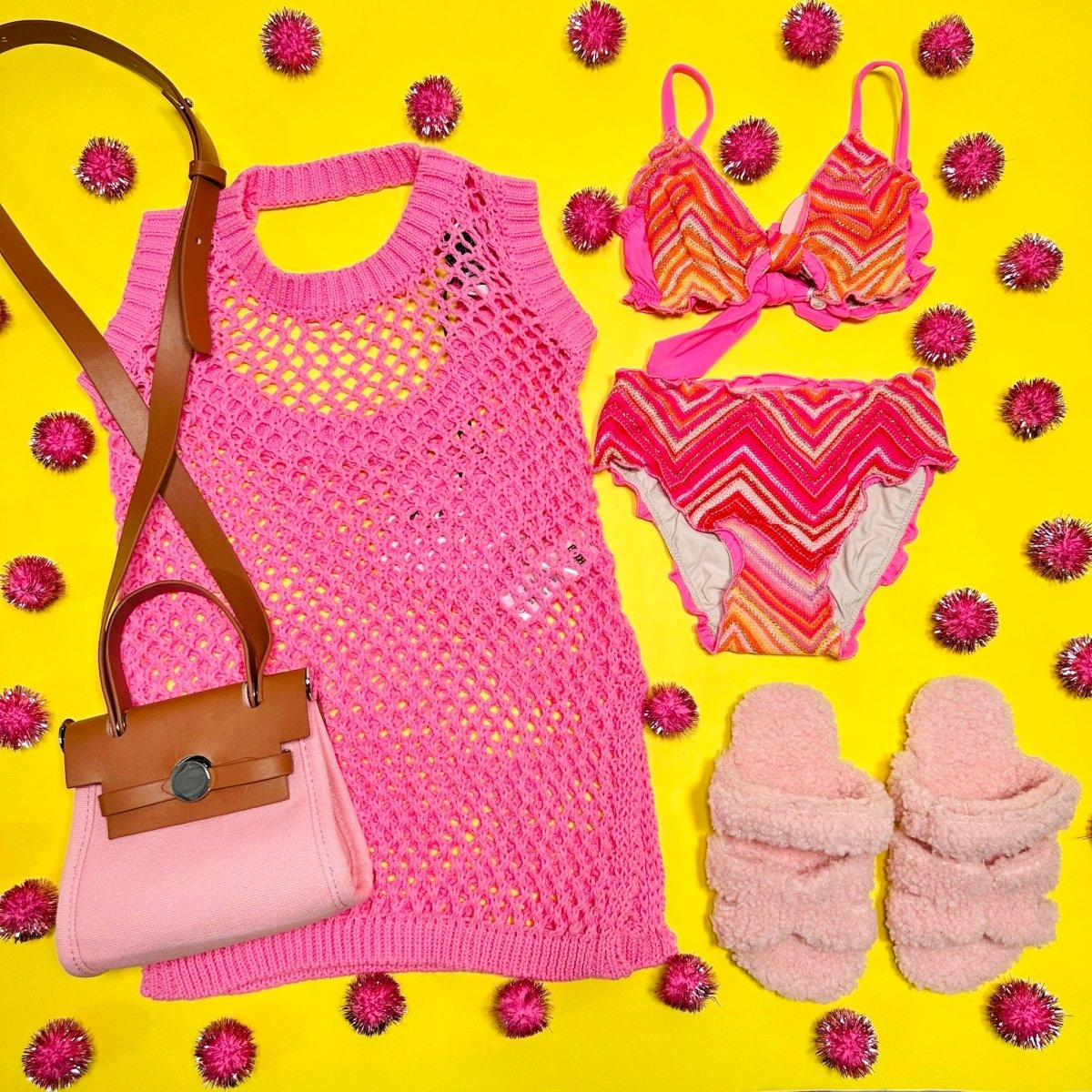 LITTLE HOLLY CROCHET DRESS - COVER UPS