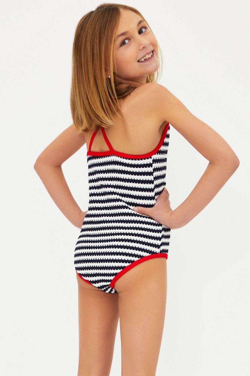 LITTLE JULIA STRIPE ONE PIECE SWIMSUIT (PREORDER) - BEACH RIOT KIDS