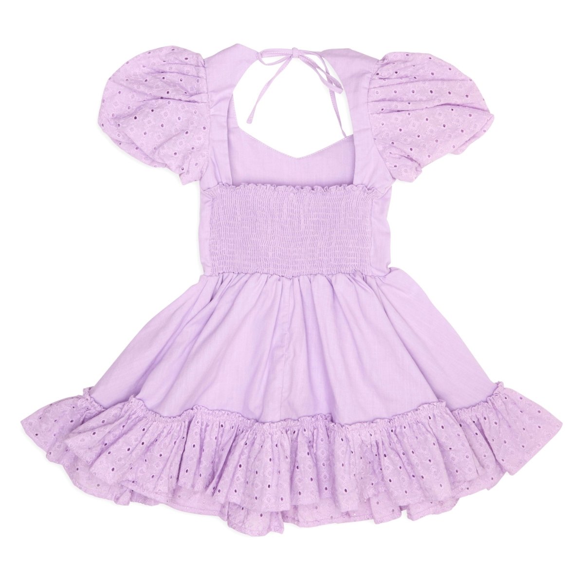 LOGAN LACE TRIM DRESS - DRESSES