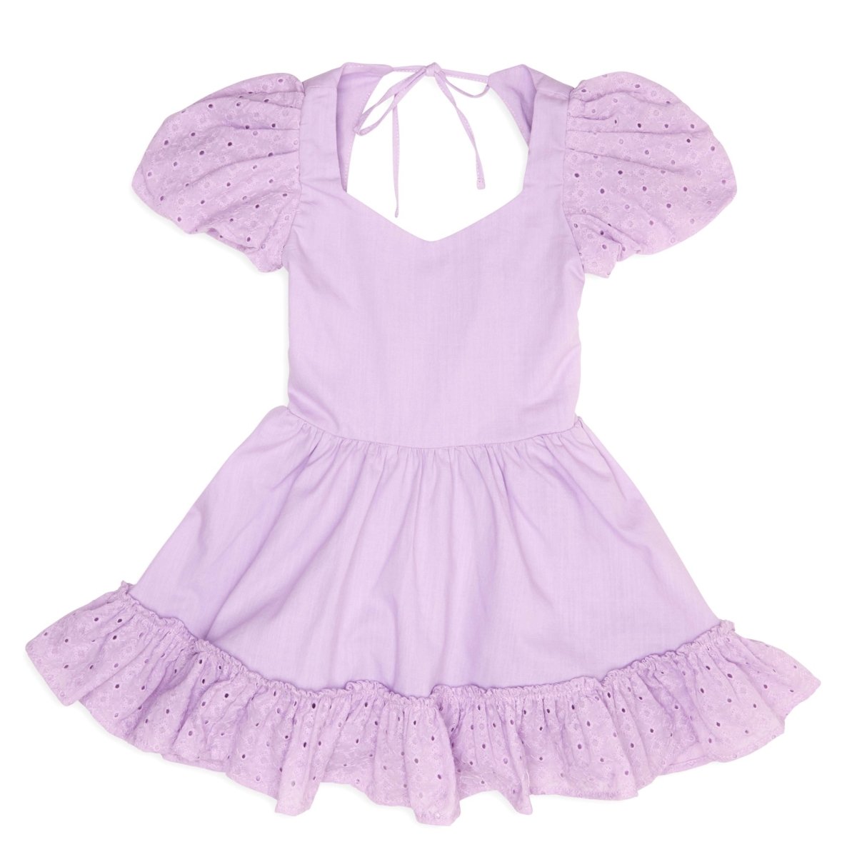 LOGAN LACE TRIM DRESS - DRESSES