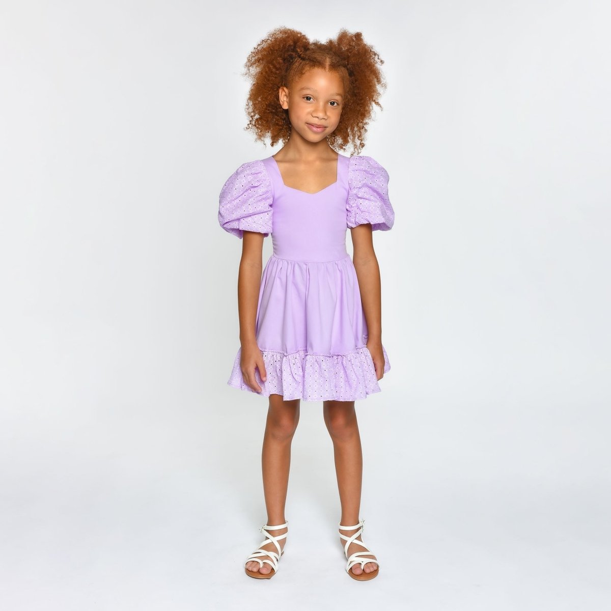 LOGAN LACE TRIM DRESS - DRESSES