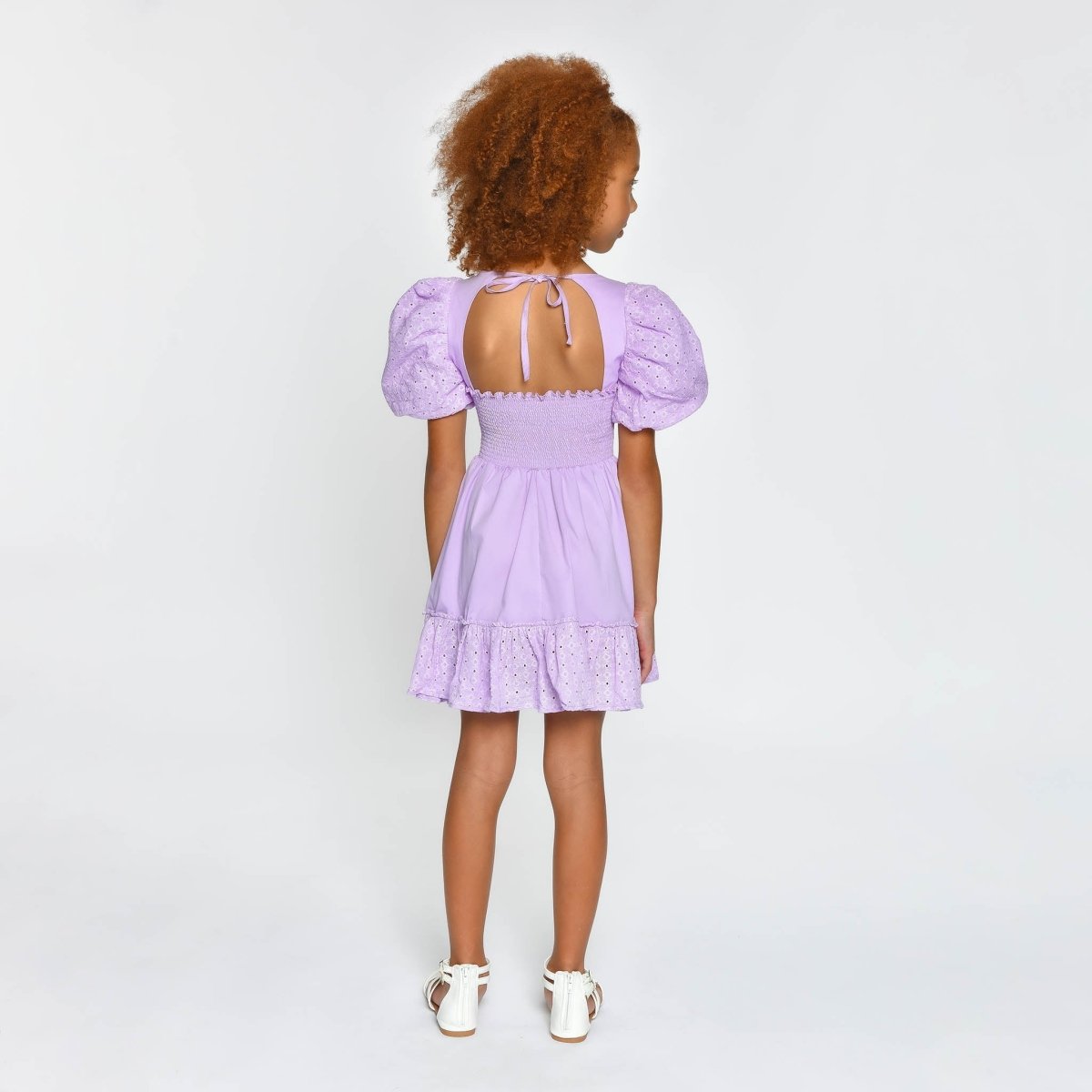 LOGAN LACE TRIM DRESS - DRESSES
