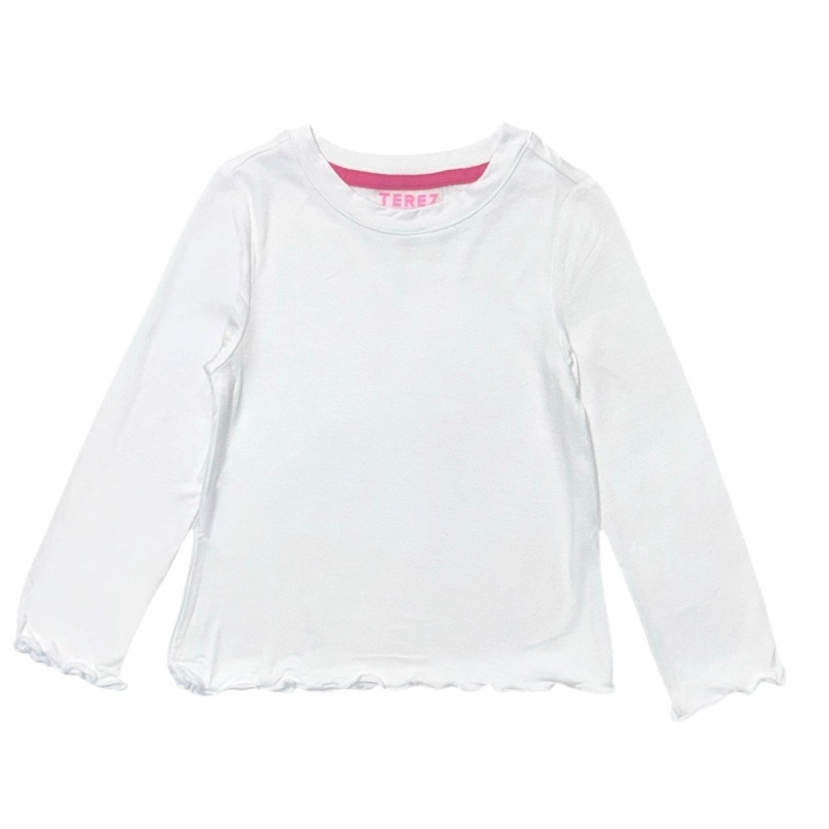 LONG SLEEVE SCALLOPED TSHIRT - TEREZ