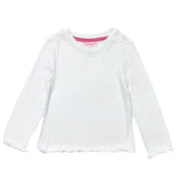 LONG SLEEVE SCALLOPED TSHIRT - TEREZ